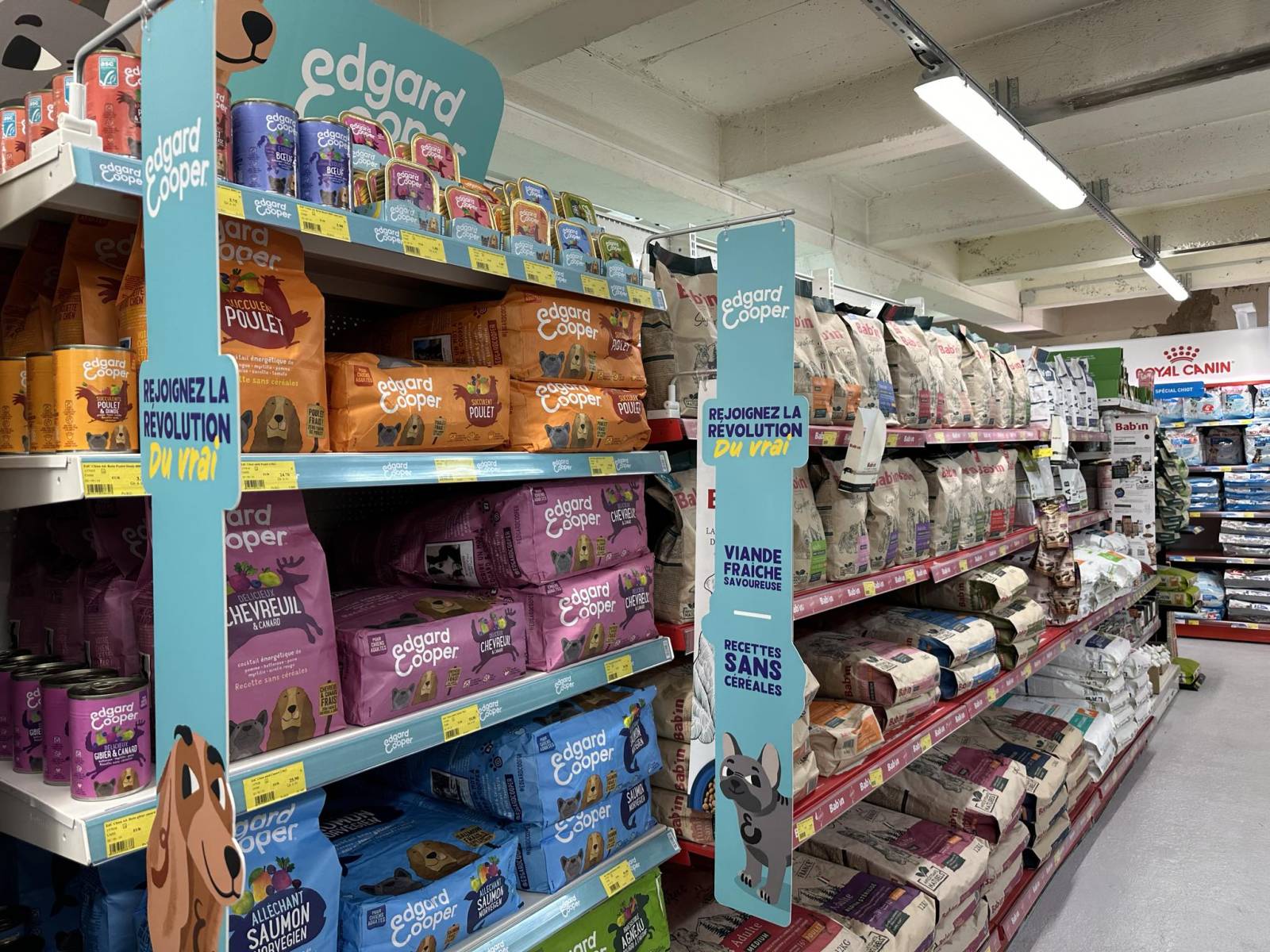 Alimentation chien chat EDGAR & COOPER dans vos coopératives agricoles Sopavar à Sanary et à Six Fours près de Toulon dans le Var